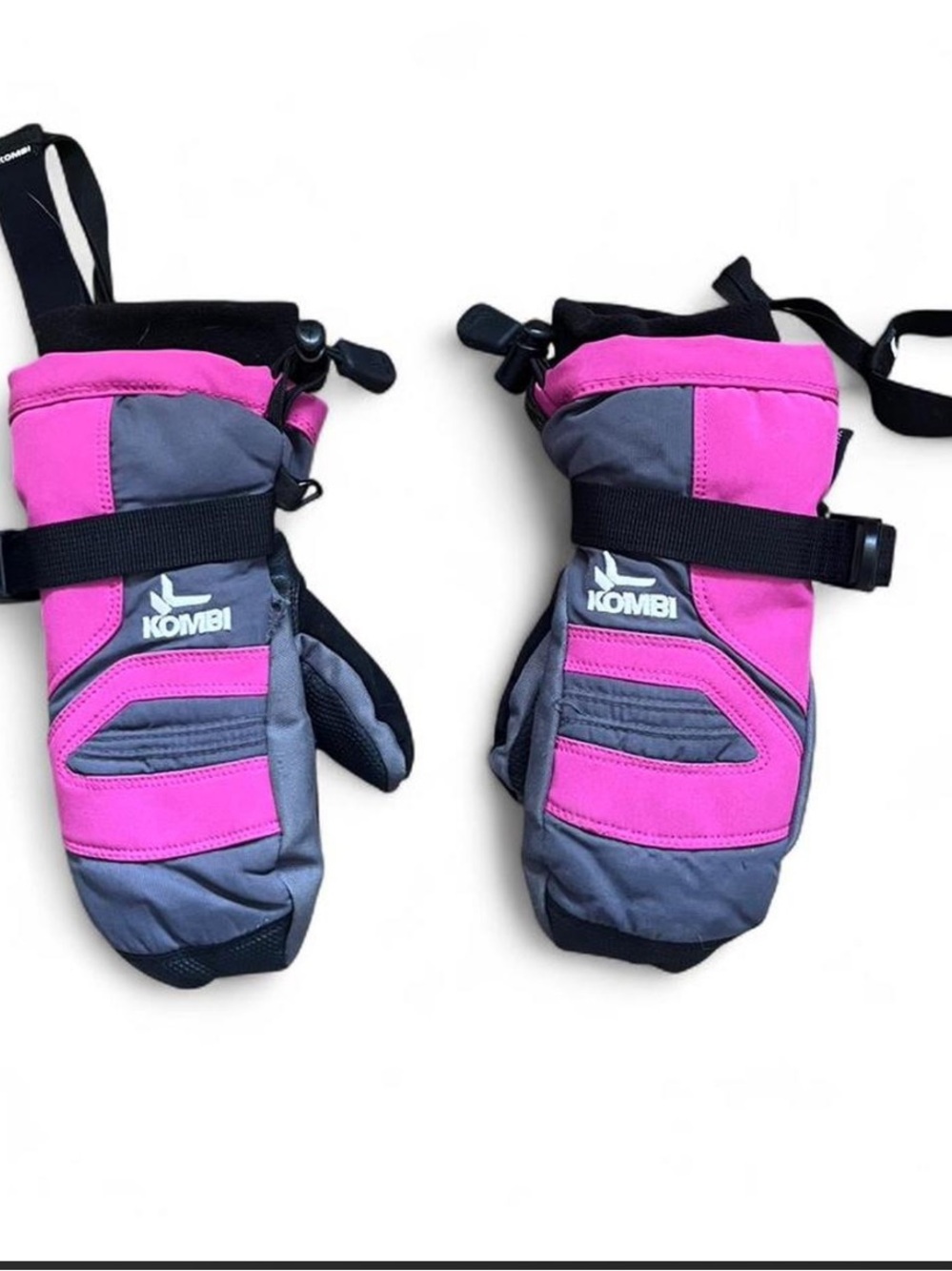Kombi Purple and Gray Kids Mittens